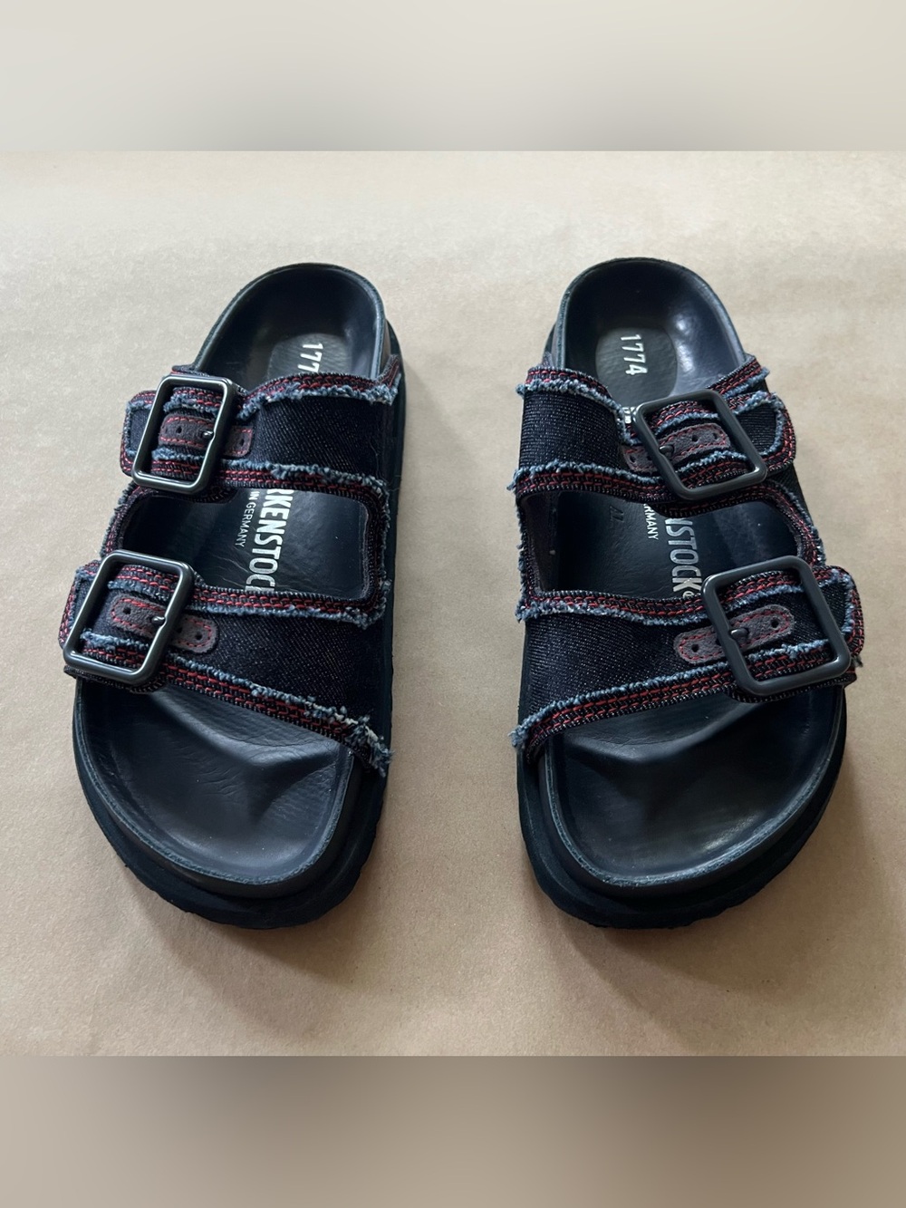 Birkenstock 1774 Arizona Denim Sandals - Picture 3 of 9